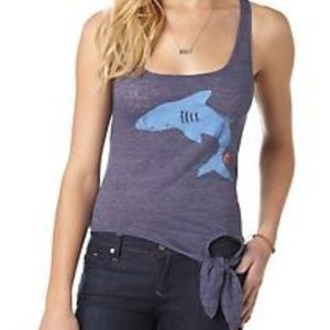 IN SEARCH OF Roxy Tied Tank Top with Shark!